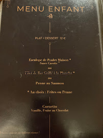 La Boussole à La Rochelle menu