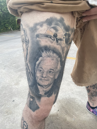 Explore name tattoo cover up ideas, creative tattoo ideas in Willis, available at Half Pint Tattoo Studio