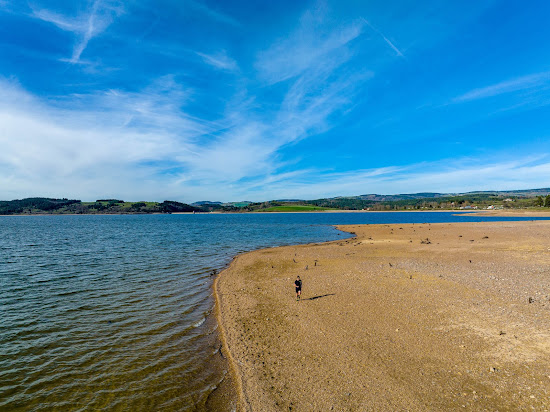 Naussac Lake Beach
