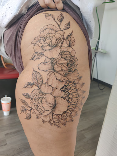 Explore tattoo ideas black and white, creative tattoo ideas in Tahlequah, available at Monochrome Ink