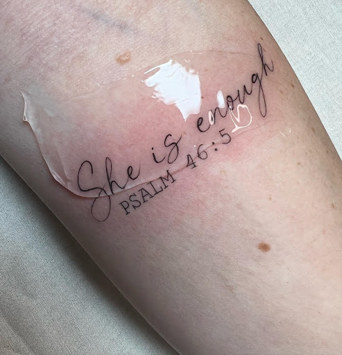 Explore chevy bowtie tattoo ideas, creative tattoo ideas in Goose Creek, available at Red Kirin Tattoo