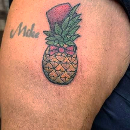 Explore cherry blossom tattoo ideas, creative tattoo ideas in Chicago, available at Mind Crusher Tattoo