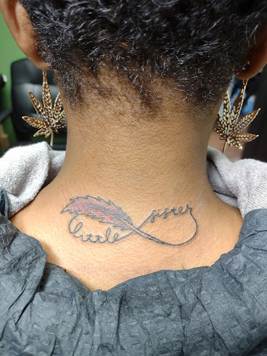 Explore arm tribal tattoo cover up ideas, creative tattoo ideas in Augusta, available at Allegiance Ink Tattoo