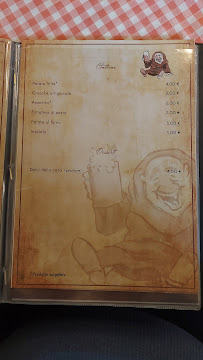 Restaurant 'a puteca d' 'o munaciello à Penta (le menu)