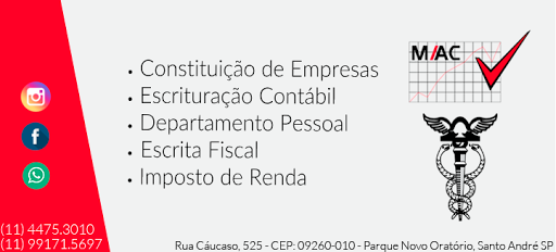 Logo da empresa - Mac Consultoria Contabil LTDA