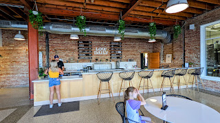 A row of beer taps