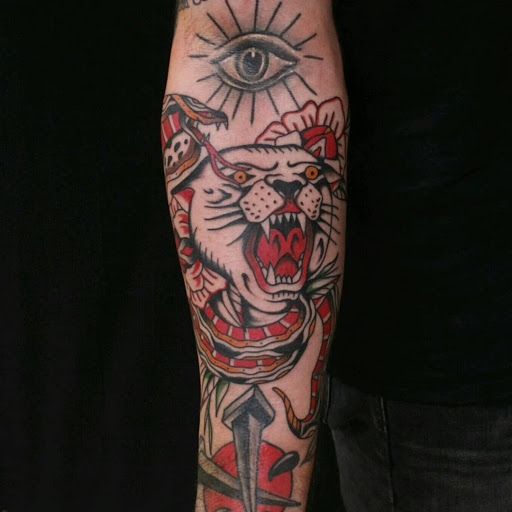 Tattoo Shop «Two Headed Dog Tattoo Studio», reviews and photos, 189 Changebridge Rd #3, Montville, NJ 07045, USA