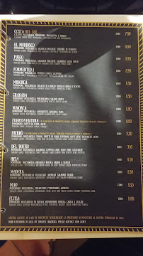 Pizzeria EL Mordisco à Polcenigo (le menu)