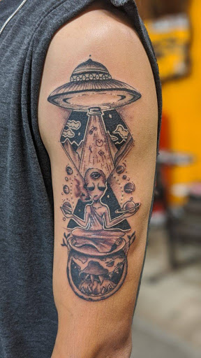 Explore casino tattoo ideas, creative tattoo ideas in Fresno, available at True Anchor Tattooing