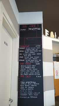 Menu du Dae Tose à Brugnera