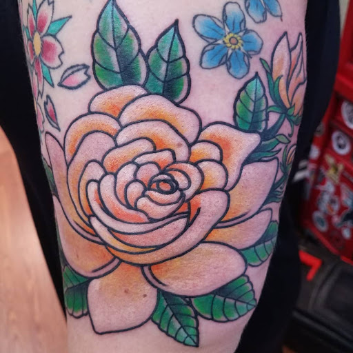 Explore hard tattoo ideas, creative tattoo ideas in Egg Harbor Township, available at Mr. Blue Sky Tattoo