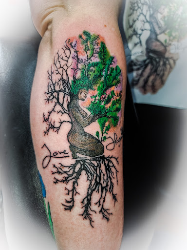 Explore cover up tattoo ideas female arm, creative tattoo ideas in Logansport, available at Fatt Matts Tatts