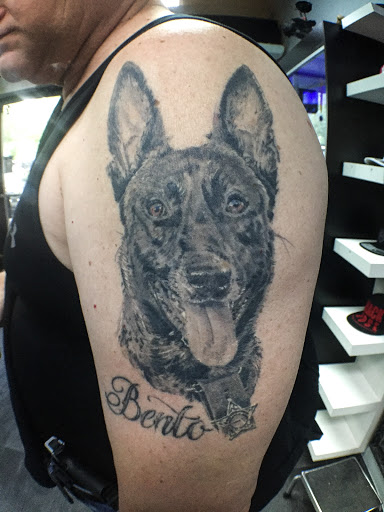 Explore kissing lips tattoo ideas, creative tattoo ideas in Deerfield Beach, available at Black Rose Tattoo Studio