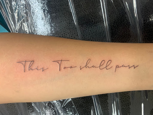 Explore leg tattoos idea, creative tattoo ideas in Tampa, available at Angel Tattoo