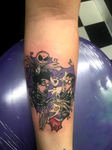 Explore sleeve forearm tattoo ideas for men, creative tattoo ideas in Hamilton, available at Glass Ink Tattoo