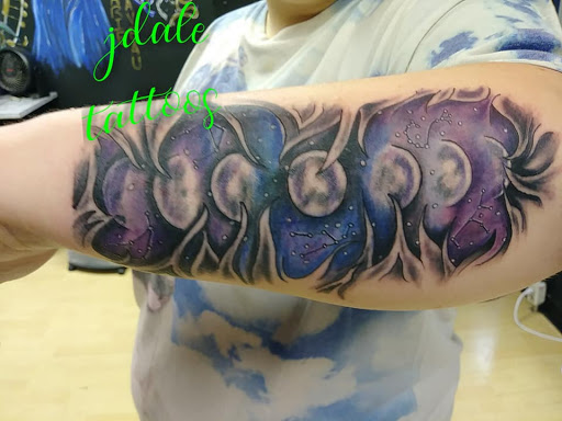Explore simple halloween tattoo ideas, creative tattoo ideas in Sedalia, available at Skin Thieves Tattoo Studio