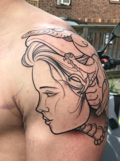 Explore friday the 13th tattoo ideas, creative tattoo ideas in Albany, available at Make Your Mark Tattoo