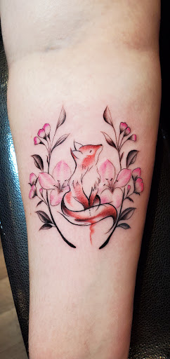 Explore tattoo ideas for shoulder and arm, creative tattoo ideas in Kalispell, available at Swindler Ink