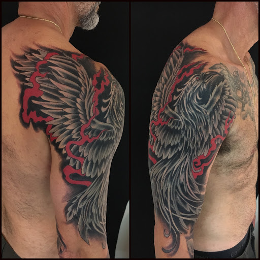 Tattoo Shop «Dharma Tattoo Studio», reviews and photos, 40 Curtiss Pkwy, Miami Springs, FL 33166, USA