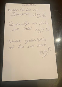 Restaurant allemand Gaststätte Stadtschänke à Frankfurt - menu / carte