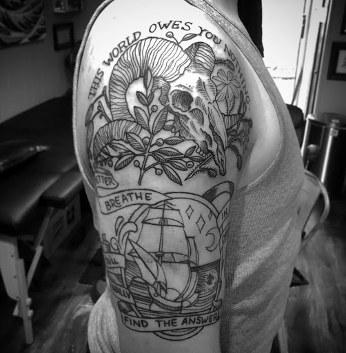 Explore tattoo ideas peacock, creative tattoo ideas in Lawrence, available at Standard Electric Tattooing