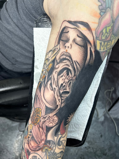 Explore royalty tattoo ideas, creative tattoo ideas in Tacoma, available at Garfield Street Tattoo Co
