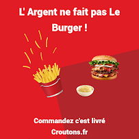 Hamburger du Livraison de repas à domicile Croutons.fr à Béziers - n°13