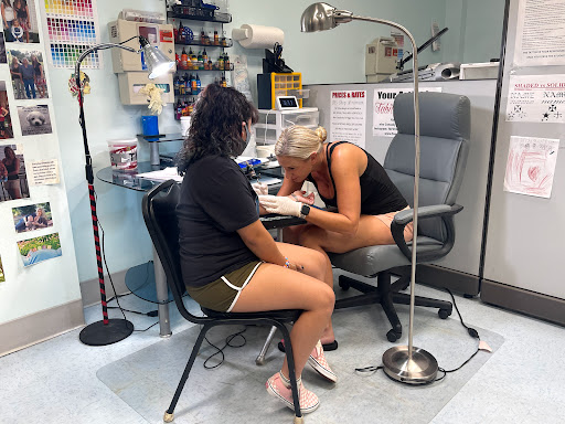 Explore religious tattoo sleeve ideas, creative tattoo ideas in Colonial Heights, available at Connellys Tattooing