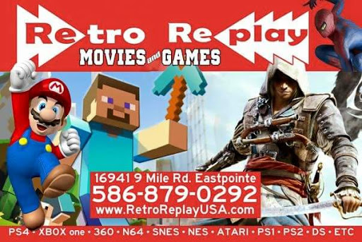 Video Game Store «Retro Replay», reviews and photos, 16941 E 9 Mile Rd, Eastpointe, MI 48021, USA