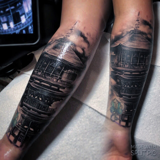 Explore cover up tattoo ideas on forearm, creative tattoo ideas in Peoria, available at InkCapital Tattoos