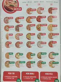 Menu / carte de Gosto pizza à Reims