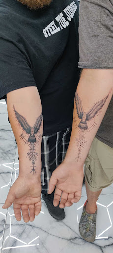 Explore emily tattoo ideas, creative tattoo ideas in Rowlett, available at Sinners Tattoo Studio and Supply