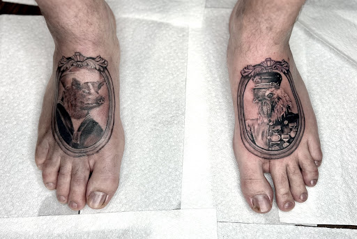 Explore tattoo back ideas, creative tattoo ideas in Wilmington, available at Rogue Tattoo Studio