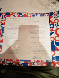 Bistro François Félix à Paris - menu / carte