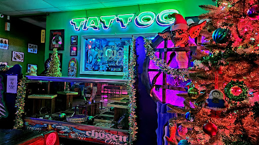 Explore sinister tattoo ideas, creative tattoo ideas in Arlington, available at The Chosen One Ink