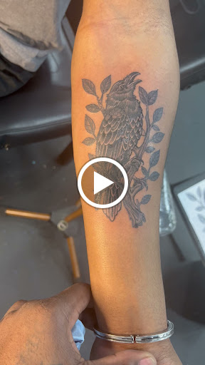 Explore tattoo ideas for family initials, creative tattoo ideas in Gulfport, available at Phantom Art Studio