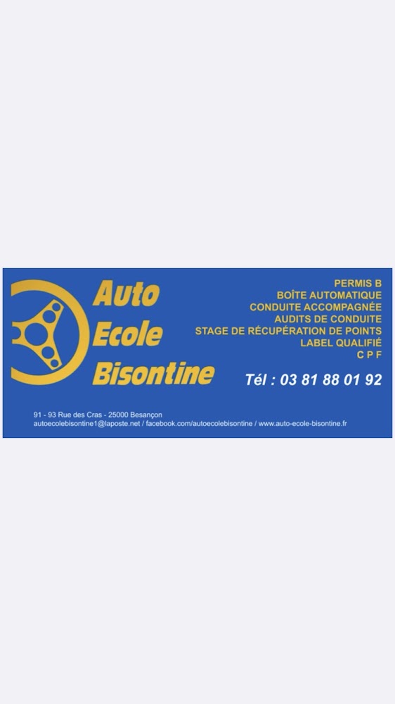 photo de l'auto ecole Auto Ecole Bisontine