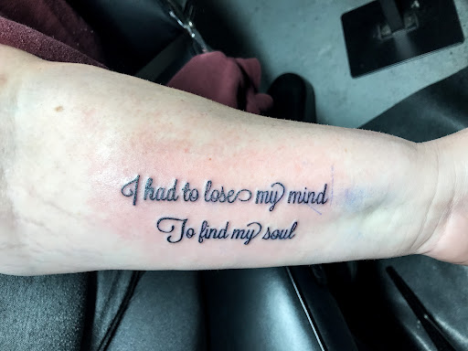 Explore tattoo ideas for dead dog, creative tattoo ideas in Bowling Green, available at Ink Therapy and Body Piercing