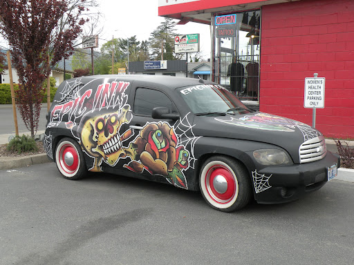 Explore cherub angel tattoo ideas, creative tattoo ideas in Medford, available at EPIC INK Tattoo & Piercing (Oregon)