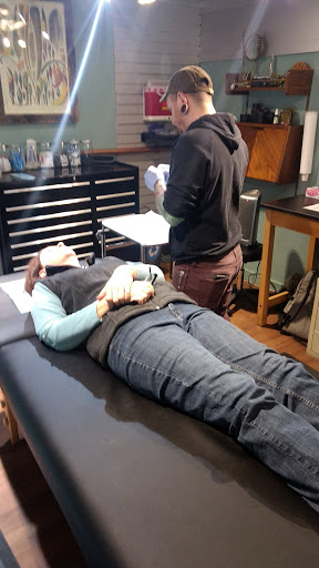 Explore hunting tattoo sleeve ideas, creative tattoo ideas in Northampton, available at Luckys Tattoo and Piercing