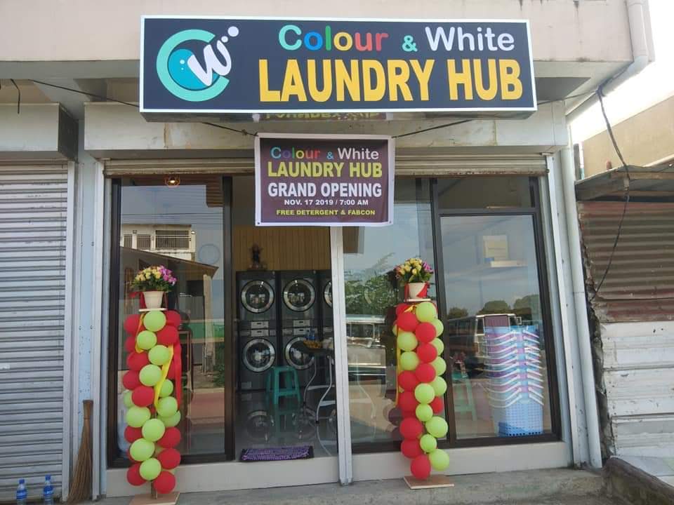Colour and White Laundry Hub