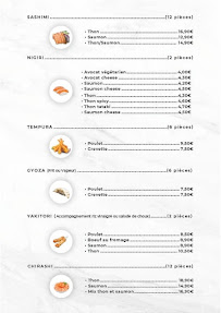 Restaurant de sushis Ani sushi à Istres (le menu)