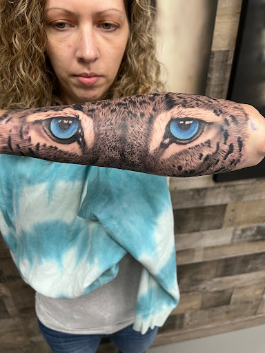 Explore cute monkey tattoo ideas, creative tattoo ideas in Steubenville, available at Garloch Tattooing