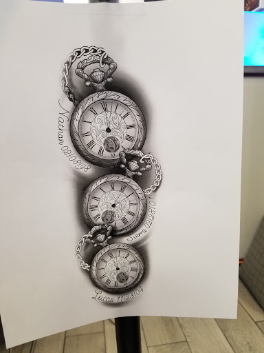 Explore flower of life tattoo ideas, creative tattoo ideas in Dover, available at First Class Studios