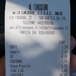 Photo n°4 de l'avis de Angelo.a fait le 04/09/2019 à 12:11 sur le  Al Tirassegno à San Daniele del Friuli