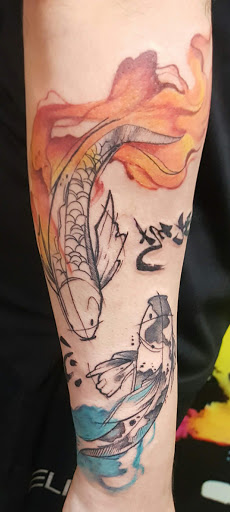 Explore tattoo ideas on ribs, creative tattoo ideas in Fresno, available at Happy Client Tattoo