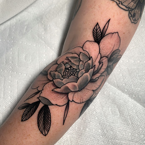 Explore 1/4 sleeve tattoo ideas, creative tattoo ideas in Mount Washington, available at Prevail Tattoo