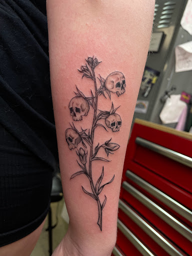 Explore grief tattoos ideas, creative tattoo ideas in Spring, available at Skin Stories Tat2