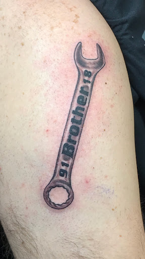 Explore grandfather tattoo ideas, creative tattoo ideas in Gadsden, available at Old School Ink Electric Tattooing