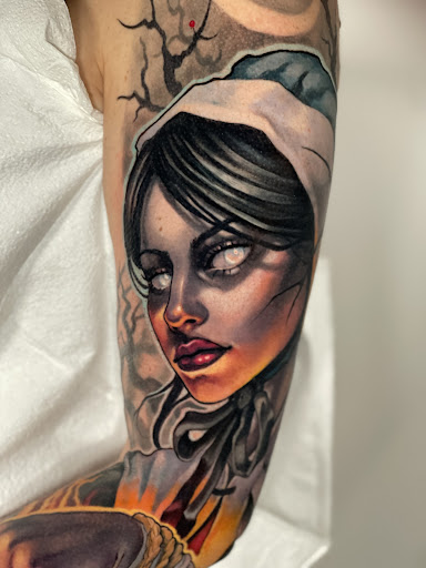 Explore stoner tattoo ideas, creative tattoo ideas in Arlington, available at Skye Tattoo